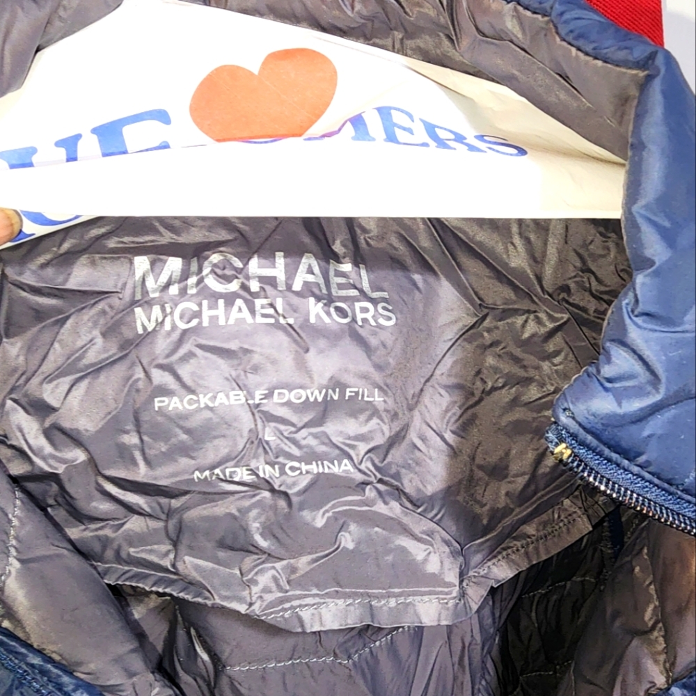 Selling Michael Kors packable down fill jacket